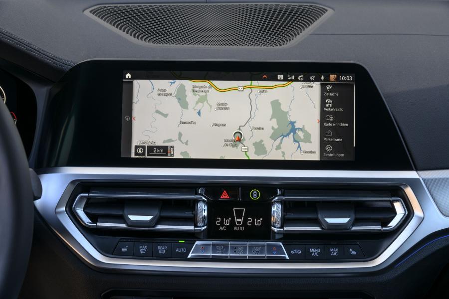Детали интерьера BMW 320d Sport Line (G20) 2019 года  (WW) (фото 303 из 311)